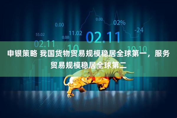 申银策略 我国货物贸易规模稳居全球第一，服务贸易规模稳居全球第二