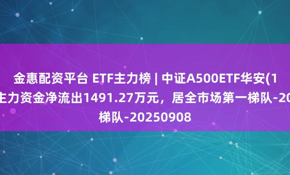 金惠配资平台 ETF主力榜 | 中证A500ETF华安(159359)主力资金净流出1491.27万元，居全市场第一梯队-20250908