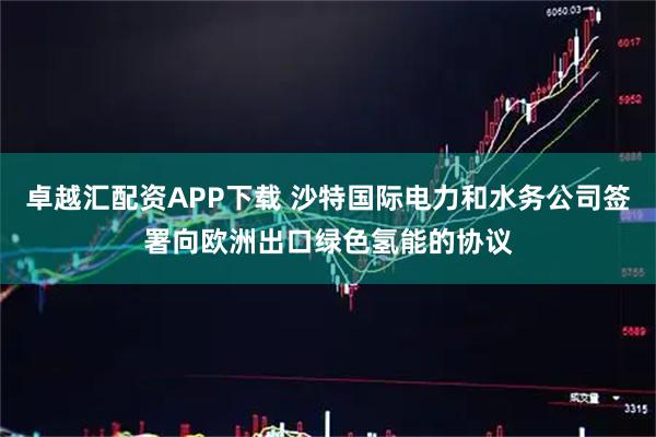 卓越汇配资APP下载 沙特国际电力和水务公司签署向欧洲出口绿色氢能的协议