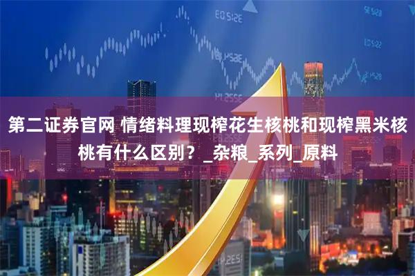 第二证券官网 情绪料理现榨花生核桃和现榨黑米核桃有什么区别？_杂粮_系列_原料