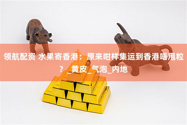 领航配资 水果寄香港：原来咁样集运到香港唔甩粒？_黄皮_气泡_内地
